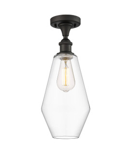 Ballston One Light Semi-Flush Mount in Oil Rubbed Bronze (405|516-1C-OB-G652-7)