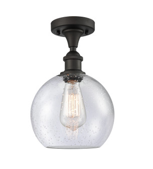 Ballston LED Semi-Flush Mount in Oil Rubbed Bronze (405|516-1C-OB-G124-8-LED)