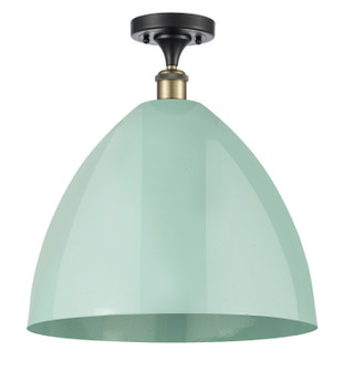 Ballston LED Semi-Flush Mount in Matte Black (405|516-1C-BK-MBD-16-GR-LED)