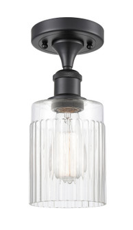 Ballston LED Semi-Flush Mount in Matte Black (405|516-1C-BK-G342-LED)