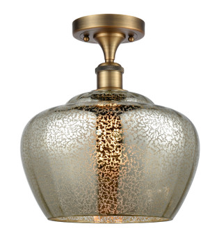 Ballston LED Semi-Flush Mount in Brushed Brass (405|516-1C-BB-G96-L-LED)