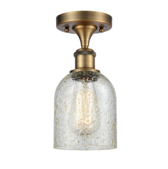 Ballston One Light Semi-Flush Mount in Brushed Brass (405|516-1C-BB-G259)