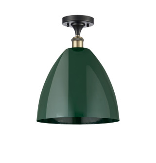 Ballston One Light Semi-Flush Mount in Black Antique Brass (405|516-1C-BAB-MBD-12-GR)
