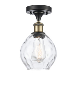 Ballston One Light Semi-Flush Mount in Black Antique Brass (405|516-1C-BAB-G362)