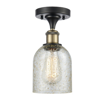 Ballston One Light Semi-Flush Mount in Black Antique Brass (405|516-1C-BAB-G259)