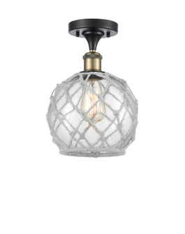 Ballston LED Semi-Flush Mount in Black Antique Brass (405|516-1C-BAB-G122-8RW-LED)