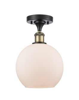 Ballston LED Semi-Flush Mount in Black Antique Brass (405|516-1C-BAB-G121-8-LED)