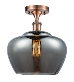 Ballston One Light Semi-Flush Mount in Antique Copper (405|516-1C-AC-G93-L)