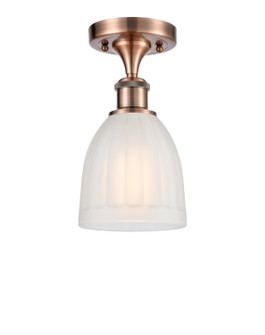Ballston One Light Semi-Flush Mount in Antique Copper (405|516-1C-AC-G441)