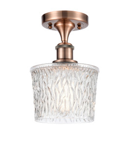 Ballston LED Semi-Flush Mount in Antique Copper (405|516-1C-AC-G402-LED)