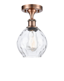Ballston LED Semi-Flush Mount in Antique Copper (405|516-1C-AC-G362-LED)