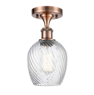 Ballston LED Semi-Flush Mount in Antique Copper (405|516-1C-AC-G292-LED)