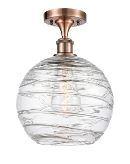 Ballston One Light Semi-Flush Mount in Antique Copper (405|516-1C-AC-G1213-10)
