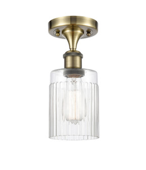Ballston LED Semi-Flush Mount in Antique Brass (405|516-1C-AB-G342-LED)