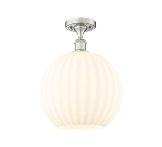 Ballston LED Semi-Flush Mount in Antique Brass (405|516-1C-AB-G1215-12-LED)