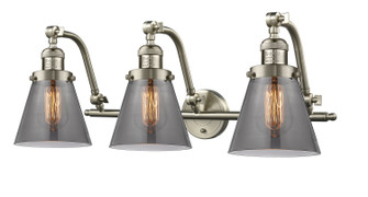 Franklin Restoration LED Bath Vanity in Brushed Satin Nickel (405|515-3W-SN-G63-LED)