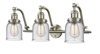 Franklin Restoration Three Light Bath Vanity in Brushed Satin Nickel (405|515-3W-SN-G54)