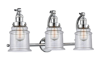 Franklin Restoration Three Light Bath Vanity in Polished Chrome (405|515-3W-PC-G184)