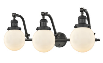 Franklin Restoration Three Light Bath Vanity in Oil Rubbed Bronze (405|515-3W-OB-G201-6)