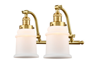 Franklin Restoration Two Light Bath Vanity in Satin Gold (405|515-2W-SG-G181)