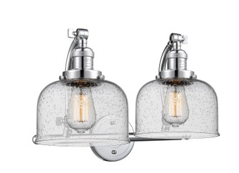 Franklin Restoration Two Light Bath Vanity in Polished Chrome (405|515-2W-PC-G74)