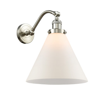 Franklin Restoration One Light Wall Sconce in Brushed Satin Nickel (405|515-1W-SN-G41-L)