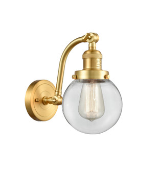 Franklin Restoration One Light Wall Sconce in Satin Gold (405|515-1W-SG-G202-6)