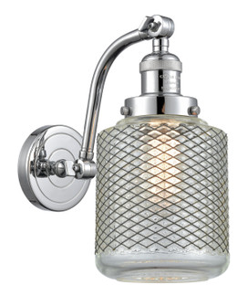 Franklin Restoration One Light Wall Sconce in Polished Chrome (405|515-1W-PC-G262)