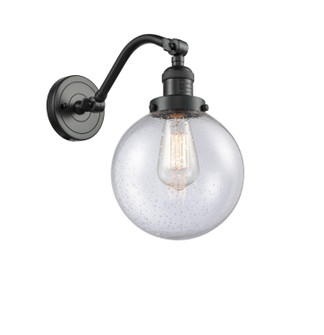 Franklin Restoration One Light Wall Sconce in Oil Rubbed Bronze (405|515-1W-OB-G204-8)