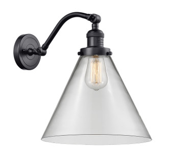 Franklin Restoration LED Wall Sconce in Matte Black (405|515-1W-BK-G42-L-LED)