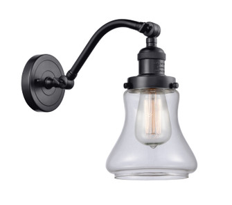 Franklin Restoration One Light Wall Sconce in Matte Black (405|515-1W-BK-G192)