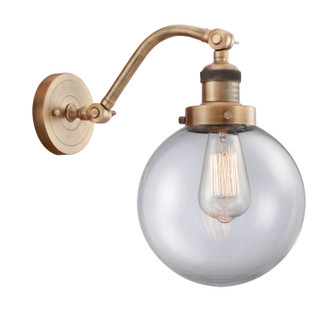 Franklin Restoration LED Wall Sconce in Brushed Brass (405|515-1W-BB-G202-8-LED)