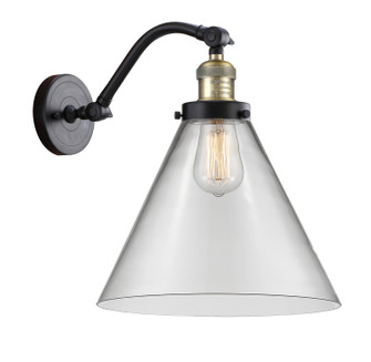 Franklin Restoration LED Wall Sconce in Black Antique Brass (405|515-1W-BAB-G42-L-LED)