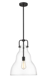 Haverhill One Light Pendant in Matte Black (405|494-1S-BK-G592-14)