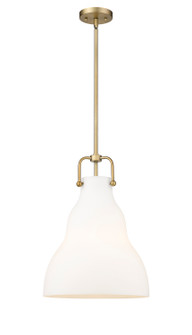 Haverhill One Light Pendant in Brushed Brass (405|494-1S-BB-G591-14)