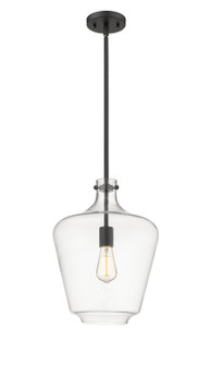 Norwalk One Light Mini Pendant in Matte Black (405|493-1S-BK-G502-12)