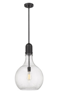 Auralume One Light Pendant in Matte Black (405|492-1S-BK-G584-14)
