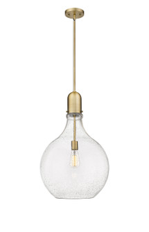 Auralume One Light Pendant in Brushed Brass (405|492-1S-BB-G584-16)