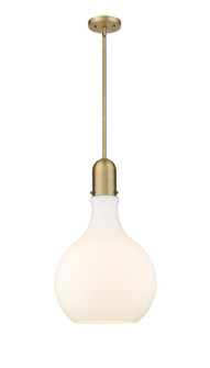 Auralume One Light Pendant in Brushed Brass (405|492-1S-BB-G581-14)