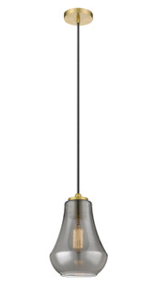 Auralume One Light Mini Pendant in Satin Gold (405|490-1P-SG-G573-7)