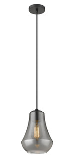 Auralume One Light Mini Pendant in Matte Black (405|490-1P-BK-G573-7)