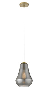 Auralume One Light Mini Pendant in Brushed Brass (405|490-1P-BB-G573-7)