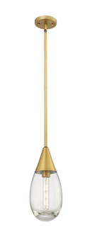 Downtown Urban LED Pendant in Brushed Brass (405|450-1S-BB-G450-6CL)