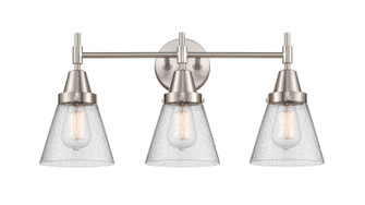 Caden LED Bath Vanity in Satin Nickel (405|447-3W-SN-G64-LED)
