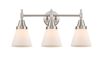 Caden Three Light Bath Vanity in Satin Nickel (405|447-3W-SN-G61)