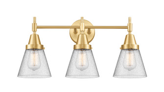 Caden Three Light Bath Vanity in Satin Gold (405|447-3W-SG-G64)