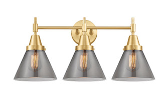Caden Three Light Bath Vanity in Satin Gold (405|447-3W-SG-G43)