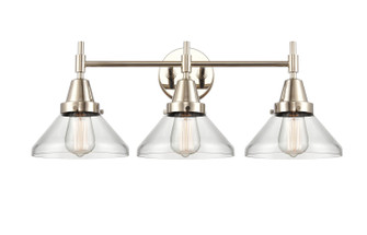 Caden Three Light Bath Vanity in Polished Nickel (405|447-3W-PN-G4472)