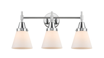 Caden Three Light Bath Vanity in Polished Chrome (405|447-3W-PC-G61)