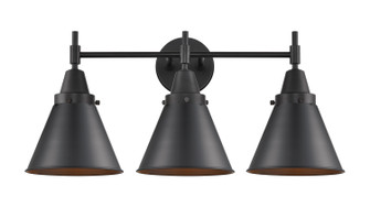 Caden LED Bath Vanity in Matte Black (405|447-3W-BK-M13-BK-LED)